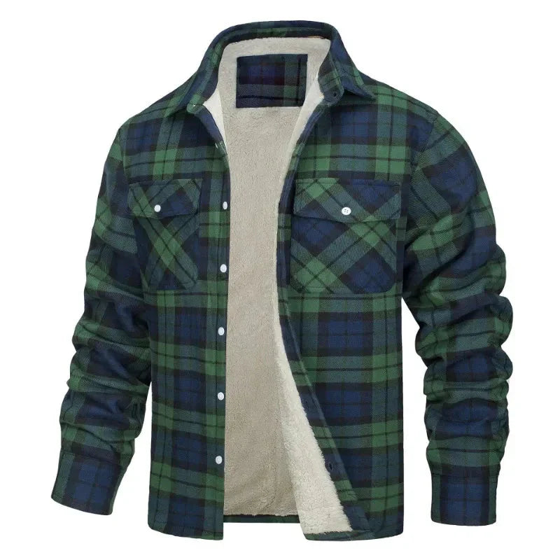 (PAGUE 1 LEVE 2) Jaqueta Masculina Xadrez + (BRINDE)