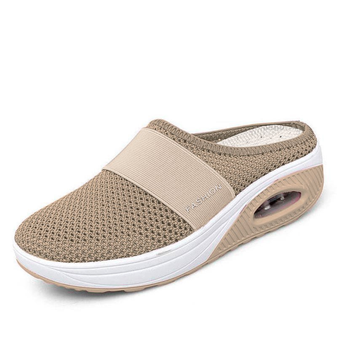 (PAGUE 1 LEVE 2 - PROMOÇÃO EXCLUSIVA) Tênis Ortopédico Com Amortecedor Antiderrapante Light Feet + BRINDE