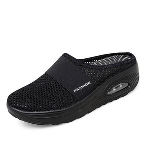(PAGUE 1 LEVE 2 - PROMOÇÃO EXCLUSIVA) Tênis Ortopédico Com Amortecedor Antiderrapante Light Feet + BRINDE