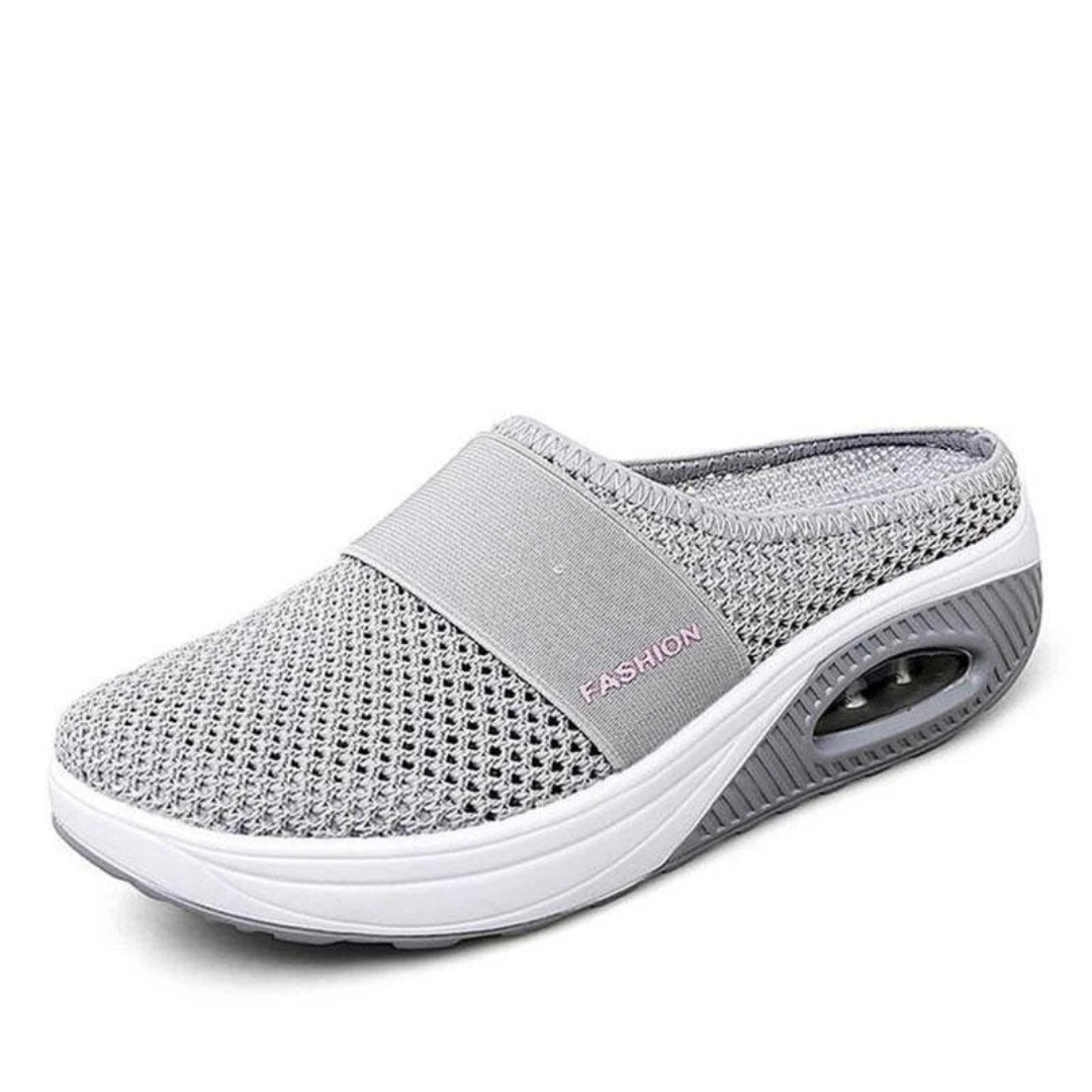 (PAGUE 1 LEVE 2 - PROMOÇÃO EXCLUSIVA) Tênis Ortopédico Com Amortecedor Antiderrapante Light Feet + BRINDE