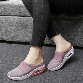 (PAGUE 1 LEVE 2 - PROMOÇÃO EXCLUSIVA) Tênis Ortopédico Com Amortecedor Antiderrapante Light Feet + BRINDE